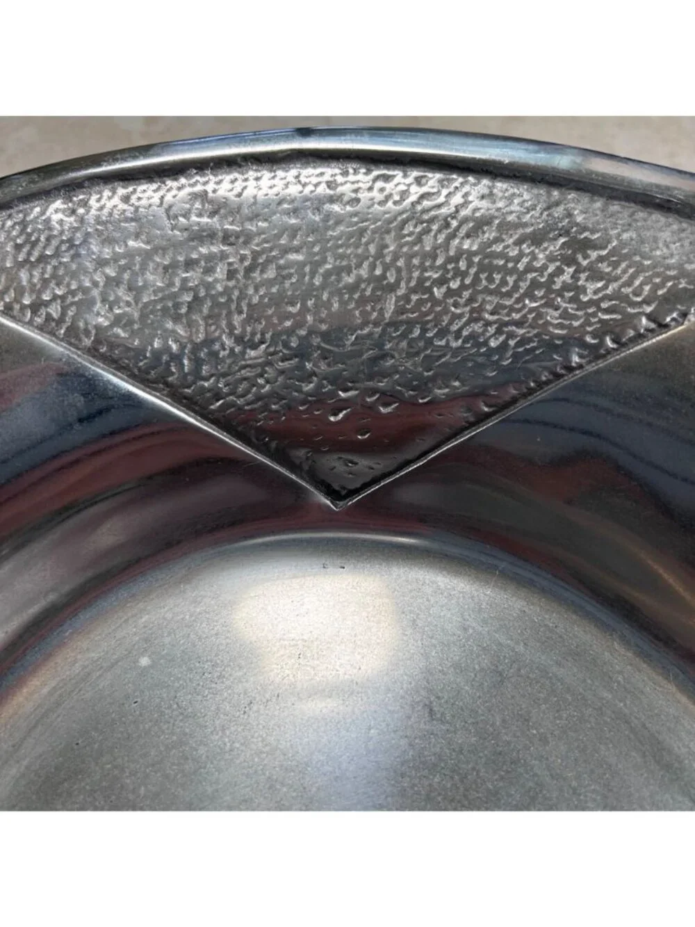 Vintage Aluminum Silver Star Bowl Serving Party Holiday Dining Patriotic
